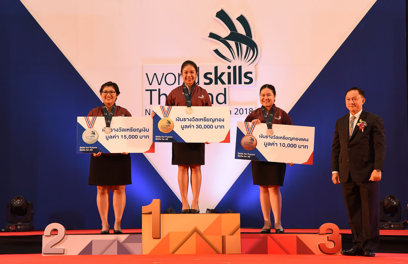 มฟล. สร้างชื่อคว้าเหรียญรางวัลระดับชาติทั้งเหรียญทอง เงิน ทองแดง ในงาน World Skills Thailand 2018