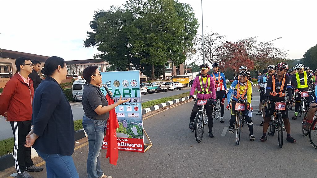 Audax Randonneurs Thailand ออกสตาร์ทปั่นทางไกล 200 กิโลเมตร ณ มหาวิทยาลัยแม่ฟ้าหลวง