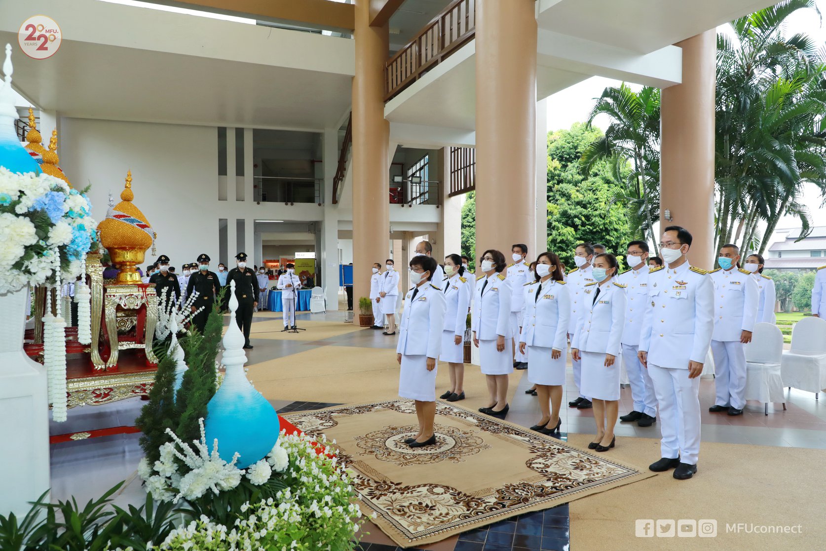 มฟล.จัดพิธีลงนามถวายพระพรชัยมงคล เนื่องในวันเฉลิมพระชนมพรรษาสมเด็จพระนางเจ้าสิริกิติ์ พระบรมราชินีนาถ พระบรมราชชนนีพันปีหลวง 